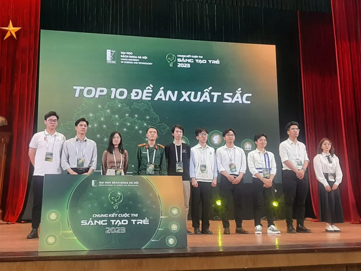 Top 10 dự án xuất sắc cuộc thi Sáng tạo trẻ 2023