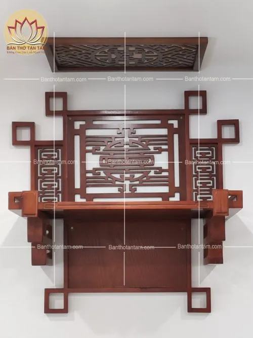 Mẫu bàn thờ treo tường cho chung cư theo kích cỡ phong thủy đẹp