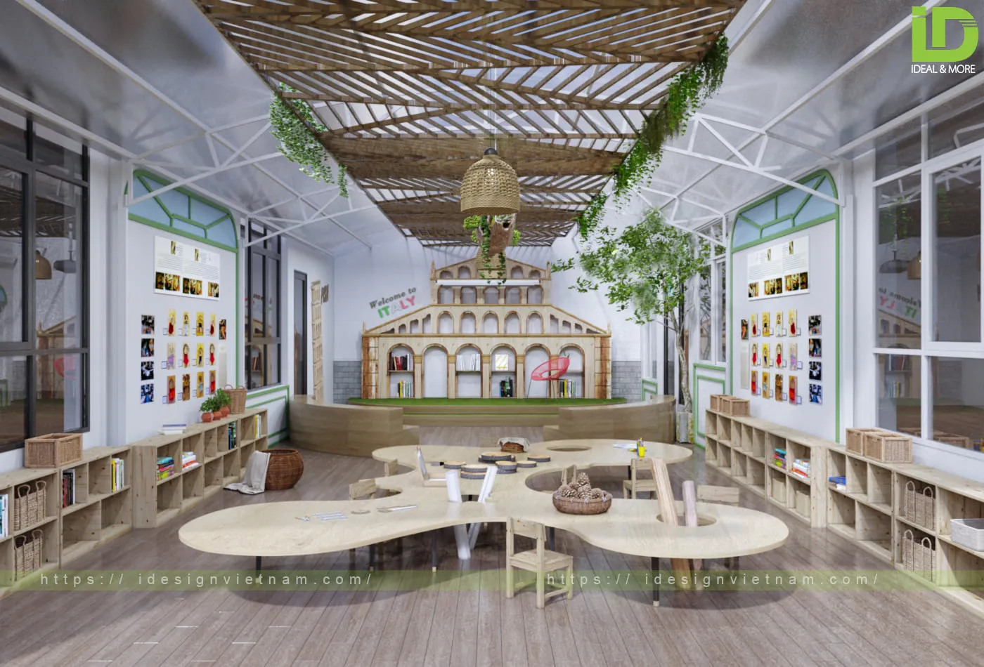 Trang trí phòng âm nhạc mầm non