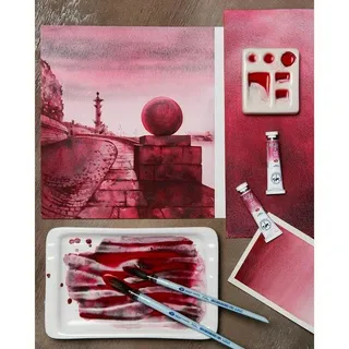 Miệng tuýp màu nước White Nights được thiết kế chắc chắn giúp ngăn chặn không khí lọt vào