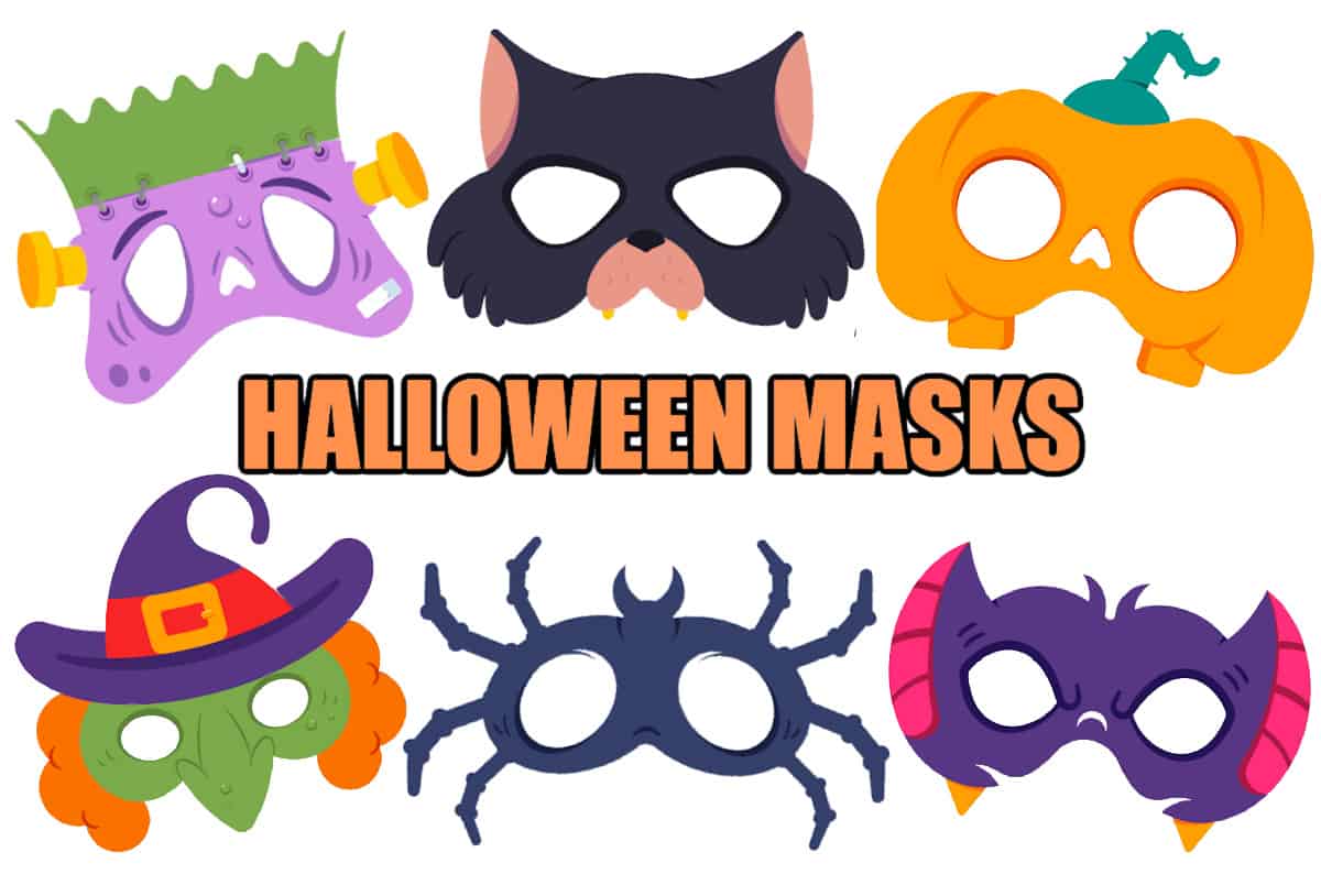 Hướng dẫn 4 cách làm mặt nạ Halloween cho trẻ em bằng giấy độc đáo