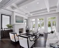 Hệ thống trần thạch cao giật cấp kín giúp ngăn bụi và giữ hơi lạnh điều hòa