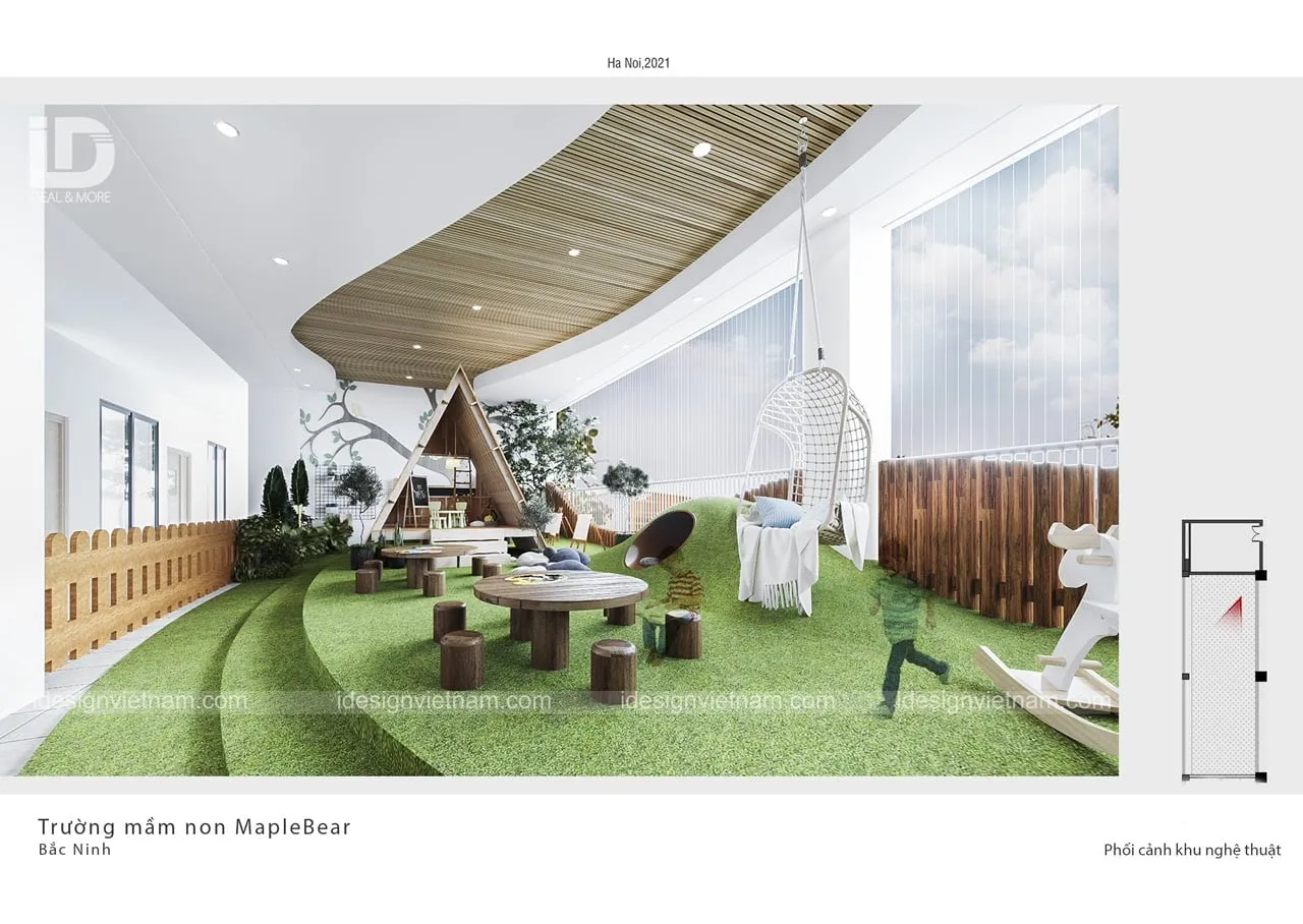 Trang trí phòng âm nhạc mầm non