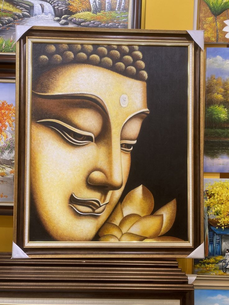 Tranh Vẽ Phật Đẹp – Nghệ Thuật Tâm Linh Mang Bình An Đến Gia Đình