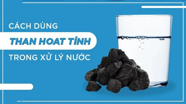 Lớp than củi trong cấu tạo máy lọc nước thủ công mini