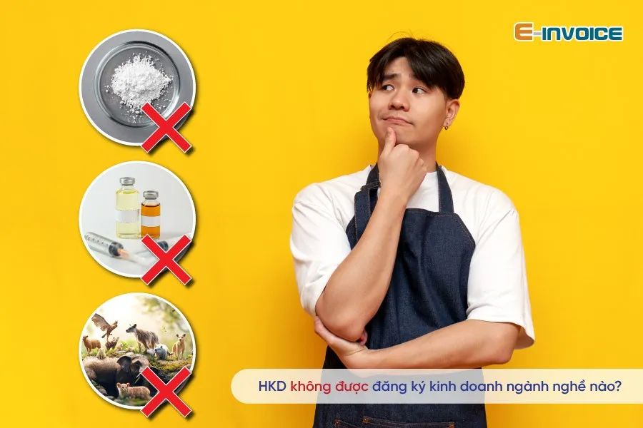 Một số ngành nghề bị cấm không được ĐKKD.