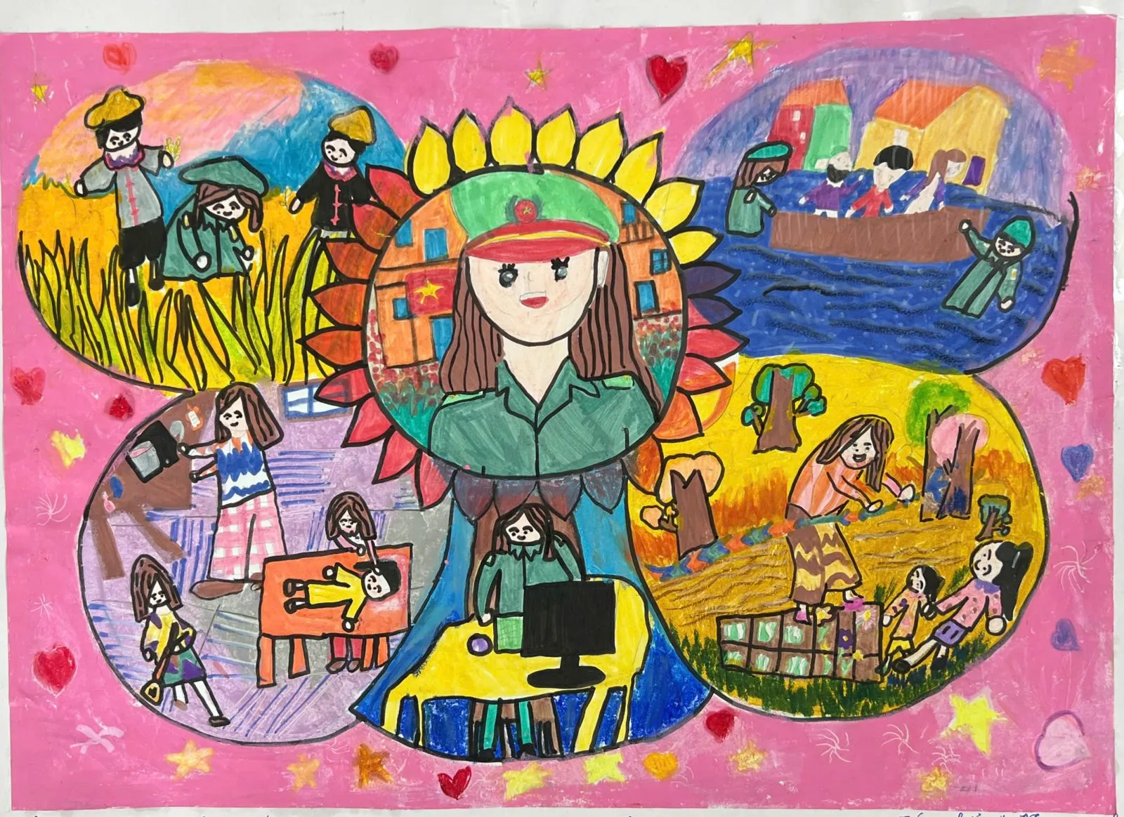 Tác phẩm thể hiện lòng tri ân sâu sắc tới lực lượng công an giữ gìn an toàn giao thông