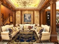 Đóng trần thạch cao phong cách cổ điển cho đại sảnh lâu đài 200m2