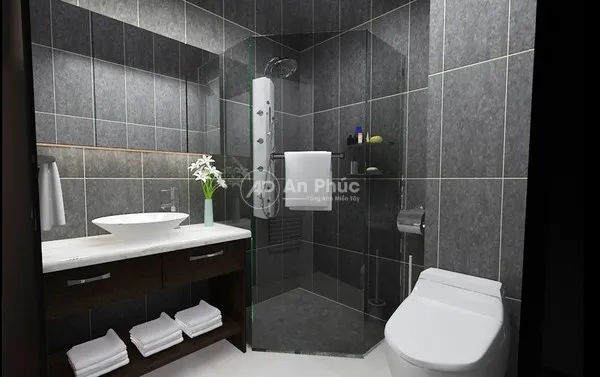 Thiết kế nhà vệ sinh tránh các vị trí đại kỵ xuyên tâm