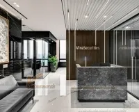 Giải pháp thiết kế trần thạch cao văn phòng chứng khoán chuyên nghiệp