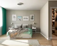 Mẫu trần thạch cao hiện đại cho căn hộ chung cư 50m2 tiện nghi