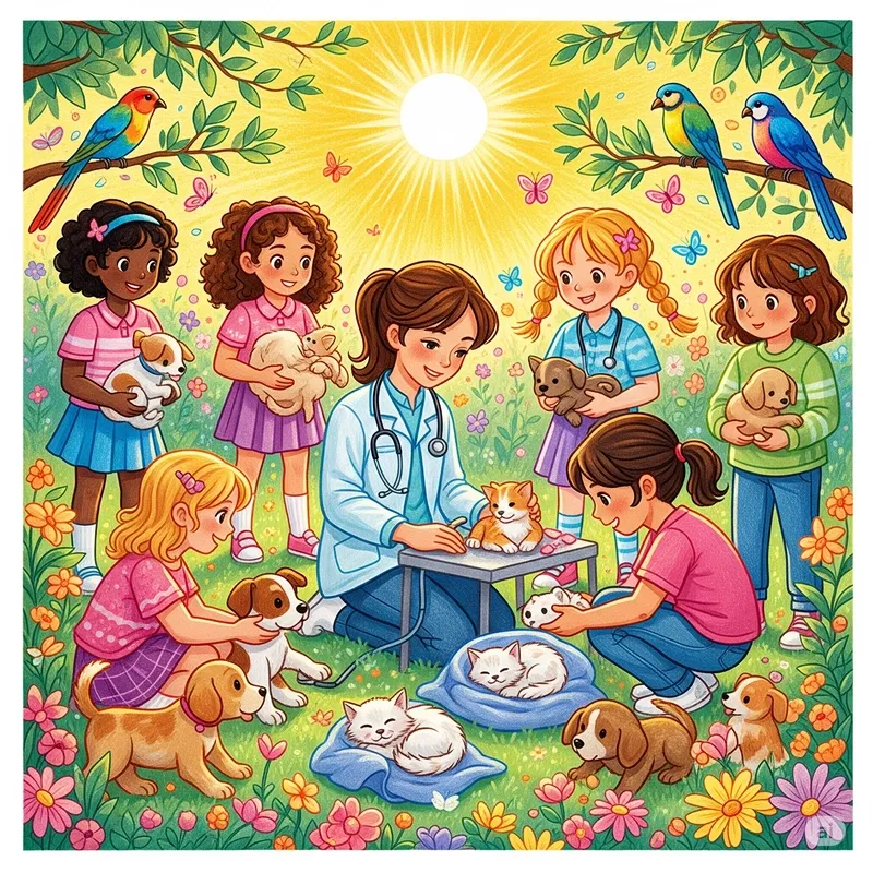 Bác sĩ đang hăng say làm việc trong phòng khám