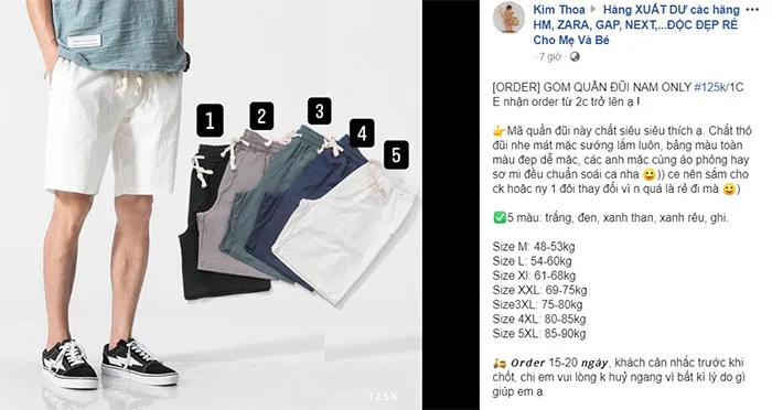 Mô hình kinh doanh kinh doanh thời trang cần những gì với hình thức order hàng