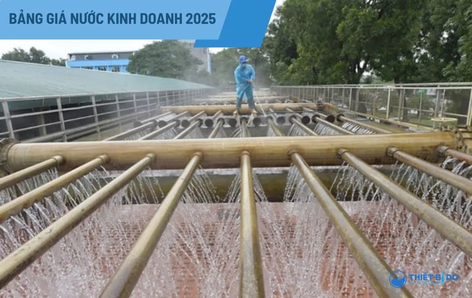 Các đối tượng áp dụng giá nước kinh doanh theo quy định