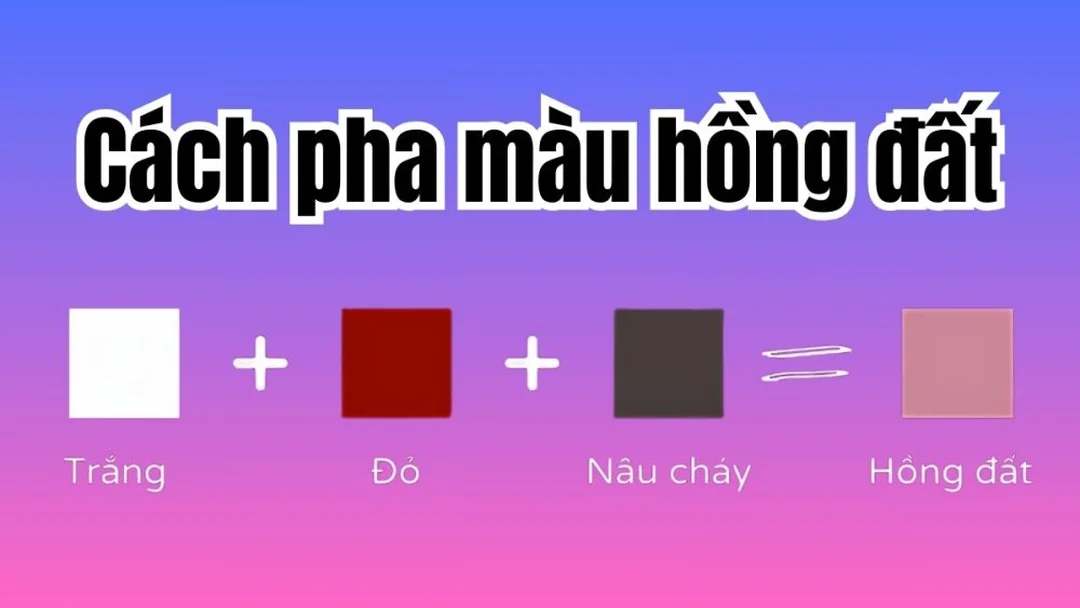 Bảng màu minh họa cách pha màu hồng đất bảng màu minh họa cách pha màu hồng đất bằng acrylic