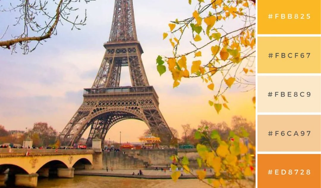 Bảng tham khảo cách pha màu cam vàng dễ ứng dụng