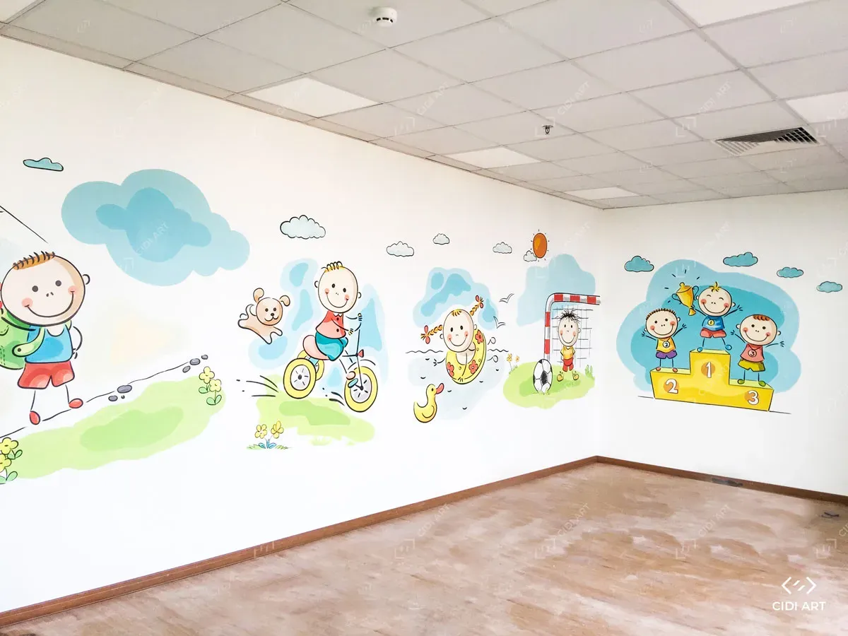 Báo giá vẽ tranh tường mầm non chuyên nghiệp