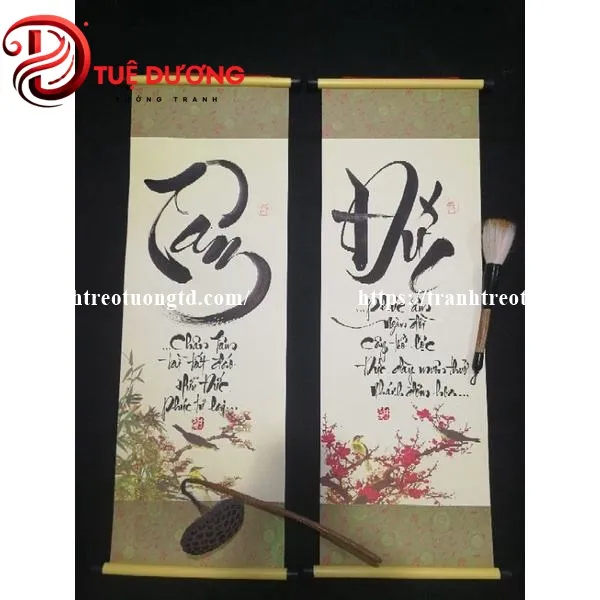 Bảo quản đúng cách giúp các tác phẩm vẽ tranh thư pháp luôn bền đẹp theo thời gian