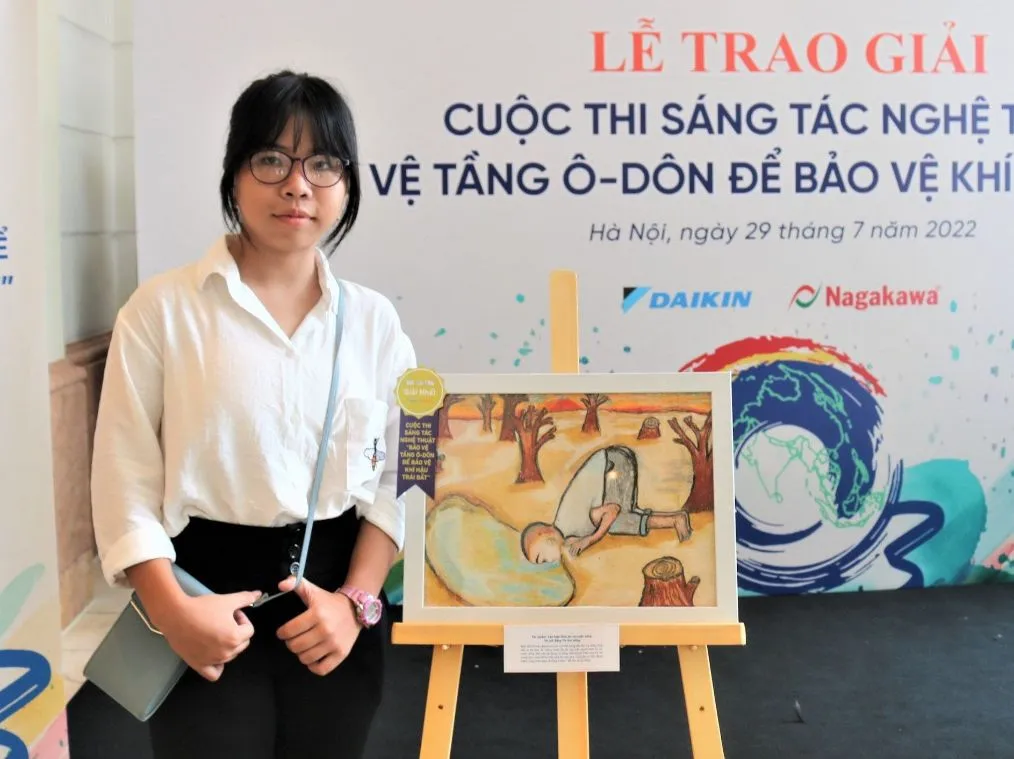 Bảo vệ tầng ô-dôn là một phần quan trọng của vẽ tranh biến đổi khí hậu đơn giản