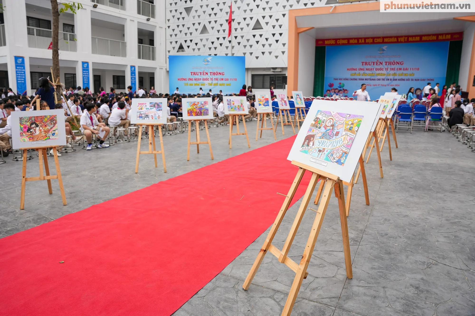 Triển lãm tranh vẽ phòng chống xâm hại trẻ em