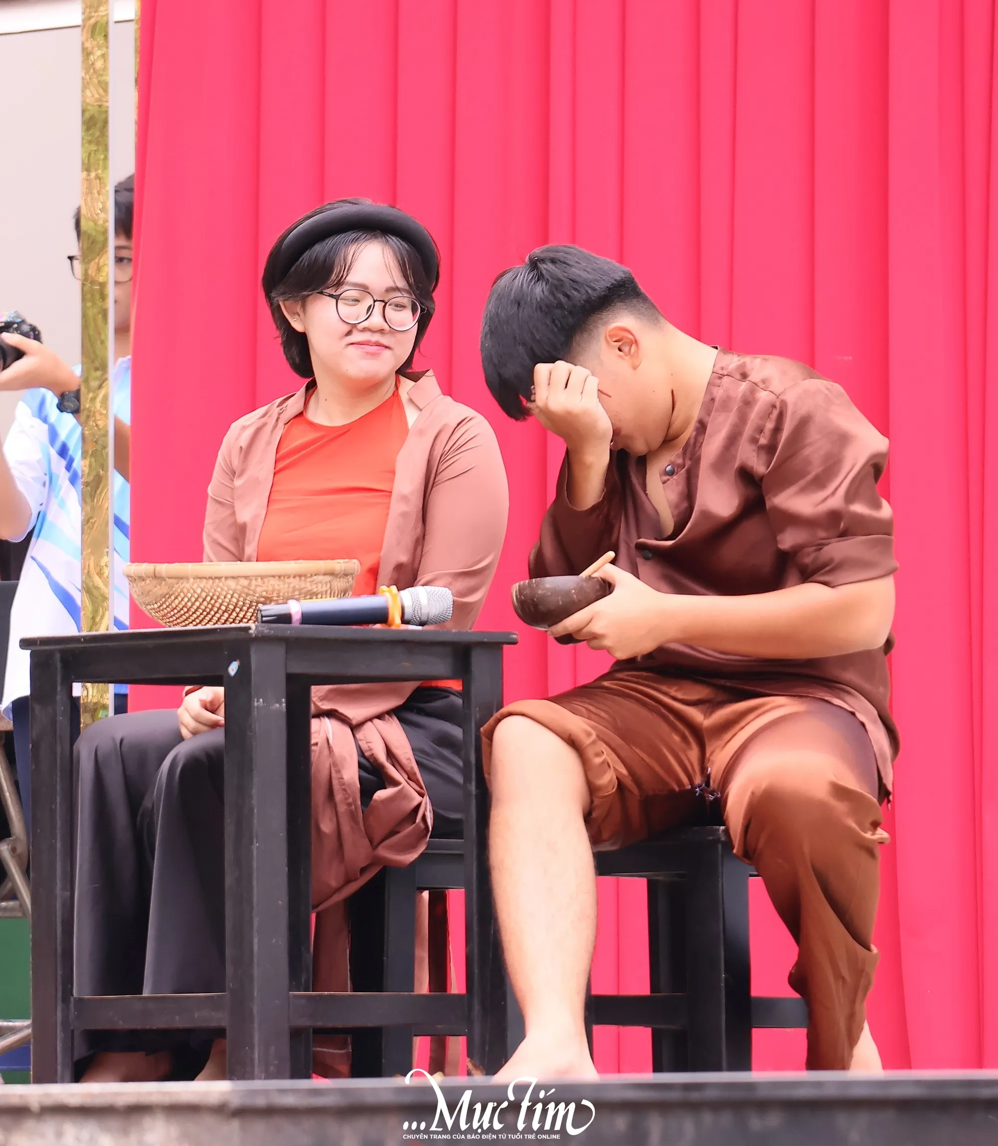 Các bạn học sinh hóa thân thành nhân vật trong tác phẩm văn học Chí Phèo