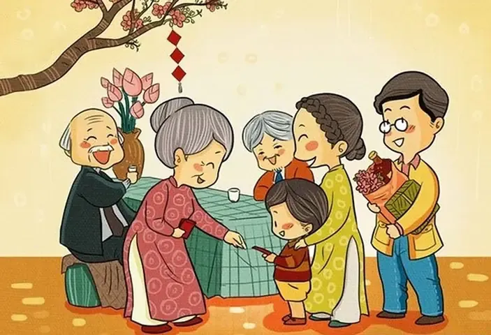 Biểu hiện của tình yêu thương qua từng chi tiết nhỏ trong tranh vẽ