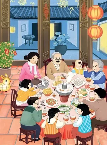 Bộ sưu tập những mẫu tranh vẽ gia đình hạnh phúc đa dạng về phong cách