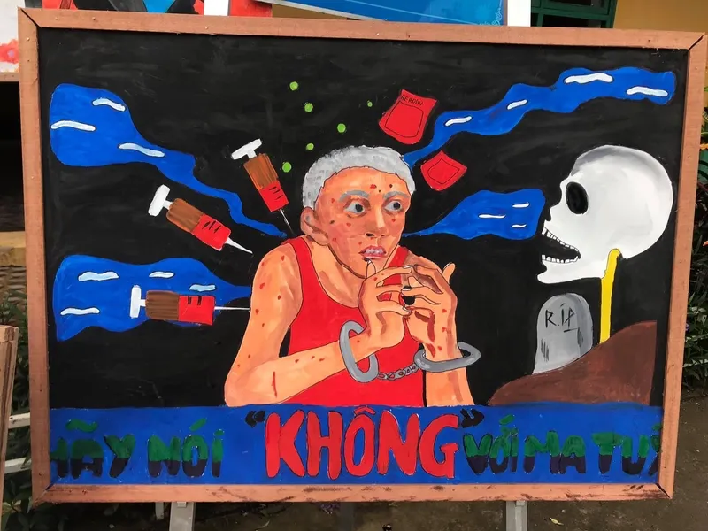 Bộ sưu tập vẽ tranh tệ nạn xã hội ma túy cho các cuộc thi cấp trường