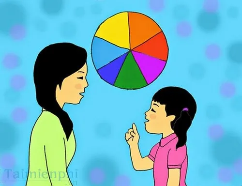 Bức vẽ cô giáo với phong thái tự tin và hiền hậu khi đứng lớp