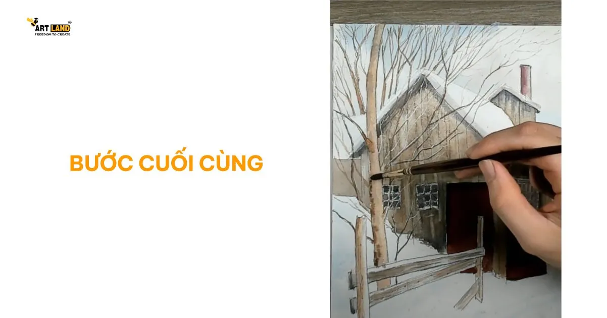 Bước cuối cùng: Hoàn thiện các chi tiết điểm nhấn (Nguồn: Lưu Vũ Minh)