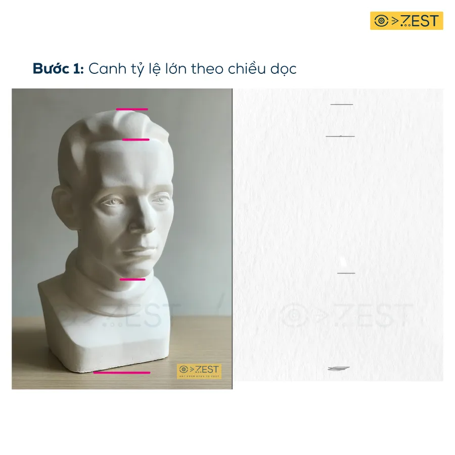 Canh tỷ lệ lớn theo chiều dọc