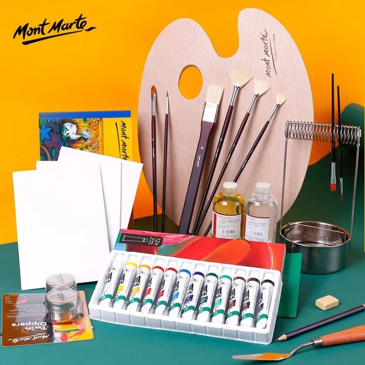 Các dụng cụ hỗ trợ vẽ tranh màu nước đơn giản tại nhà