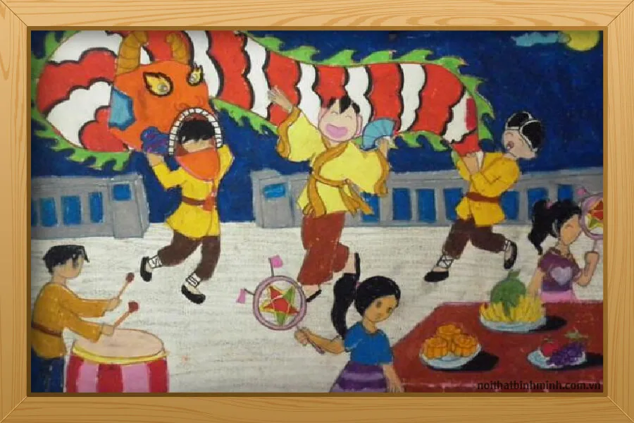 Các loại lồng đèn đa dạng trong lễ hội Trung thu của học sinh