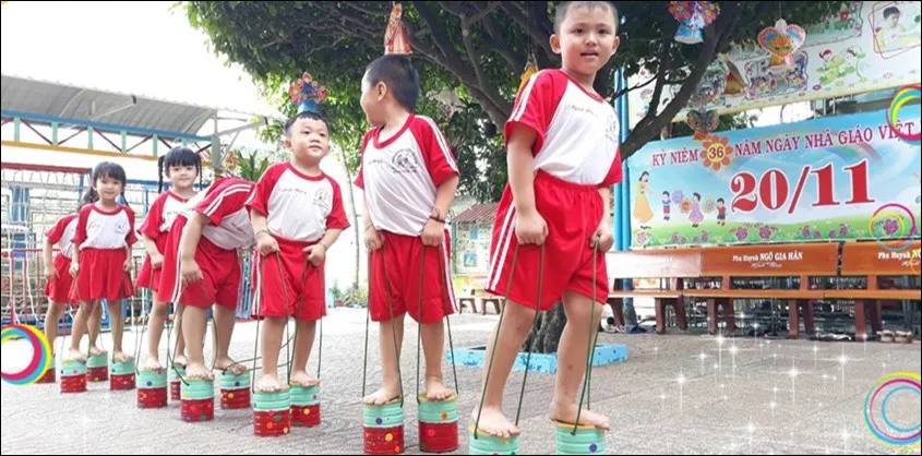 Cà kheo lon sữa - trò chơi dân gian phiên bản hiện đại