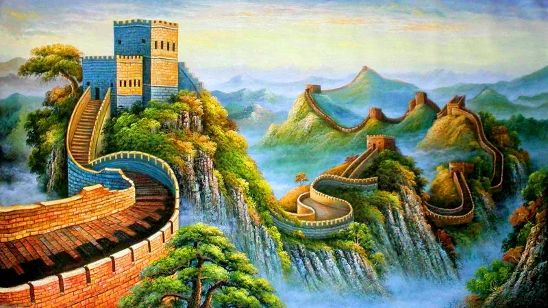 Vạn Lý Trường Thành với vẻ đẹp hùng vĩ, mang đến sự vững chãi, ổn định