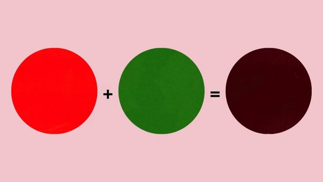 Cách pha màu đỏ theo bảng tỷ lệ thực hành acrylic