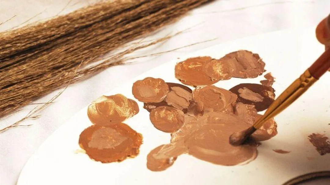 cách pha màu nâu đất theo bảng công thức thực hành