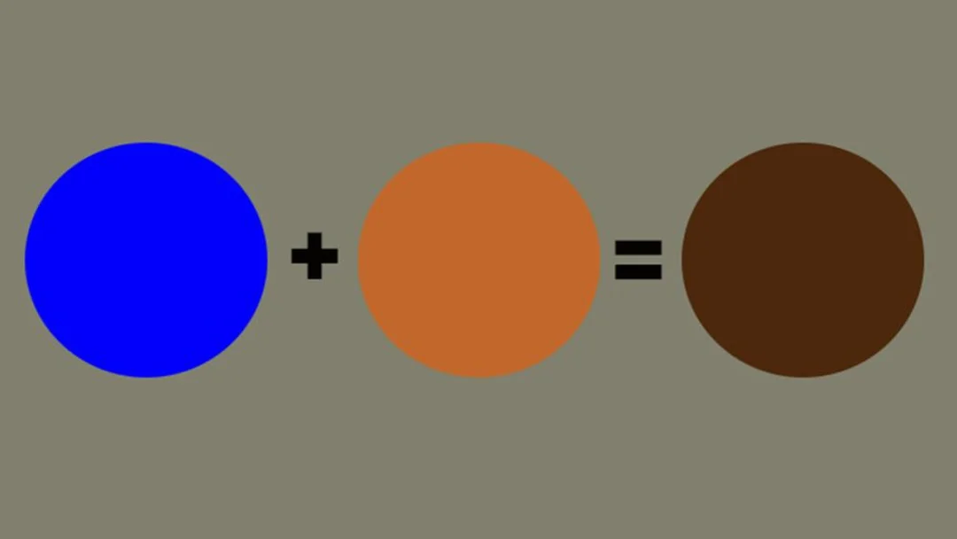 cách pha màu nâu từ màu cơ bản