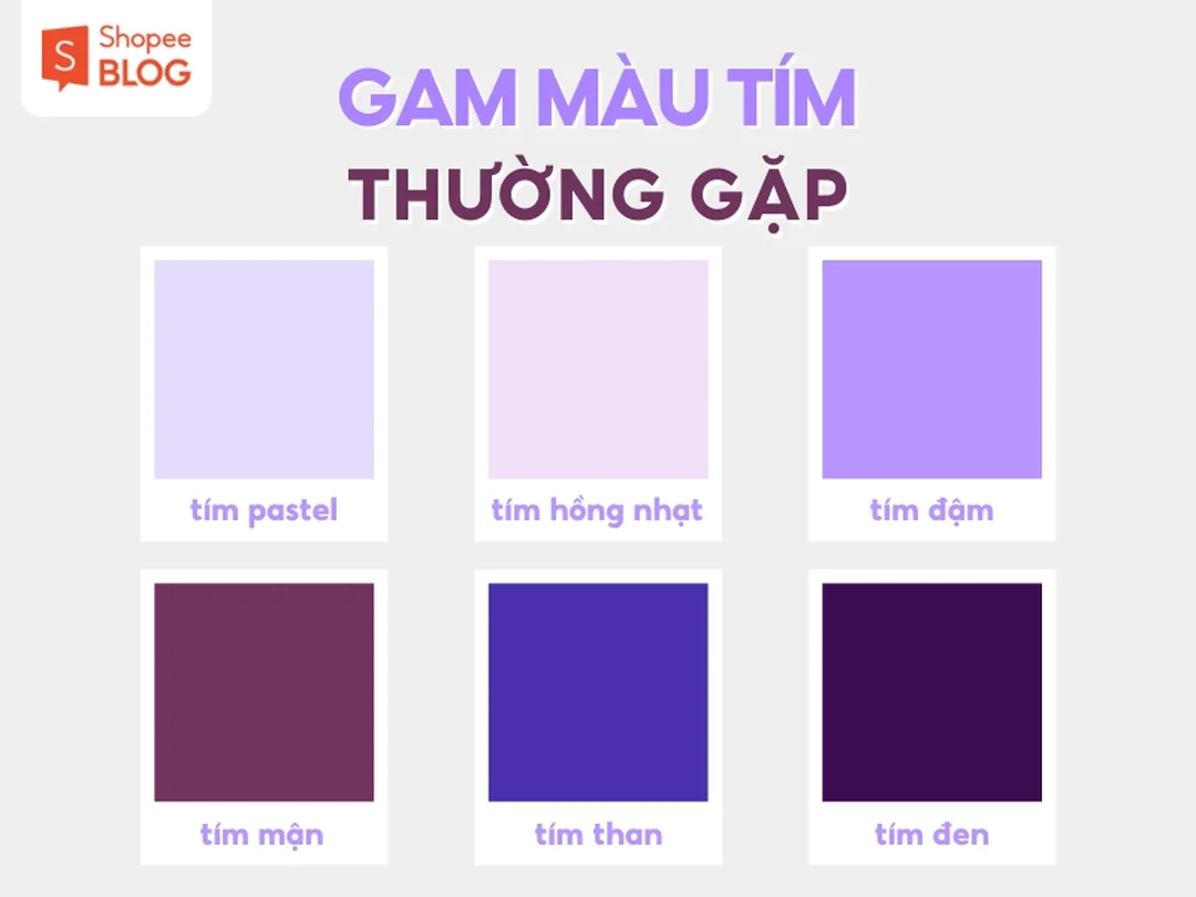 cách pha màu tím than phối với màu sáng trên sản phẩm DIY