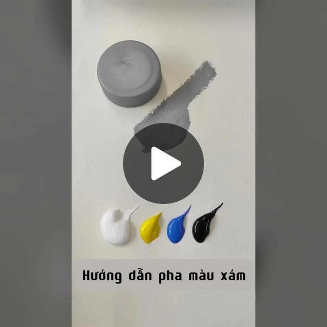 Cách pha màu vàng cát và test màu cách pha màu vàng cát và kiểm tra sắc độ trước khi tô tượng