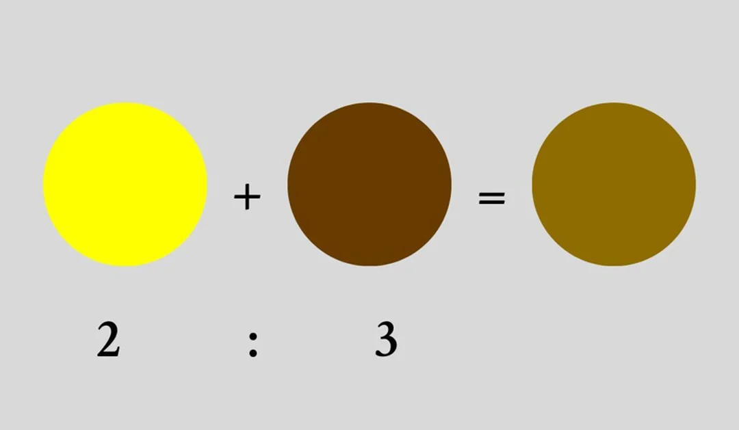 cách pha màu vàng gold so sánh gold tự pha và màu metallic