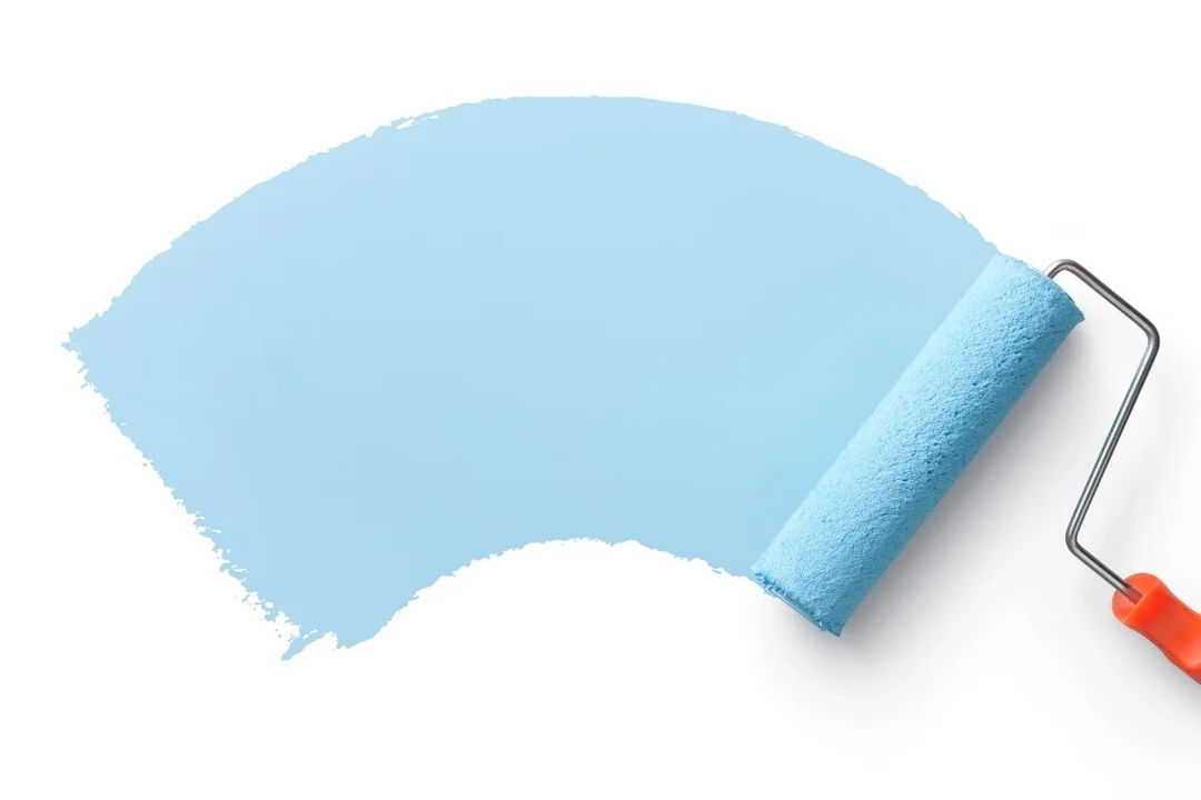 cách pha màu xanh da trời với ảnh minh họa banner tông xanh