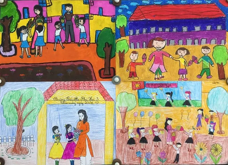 Cách phối màu đẹp cho các mẫu tranh vẽ 20 11