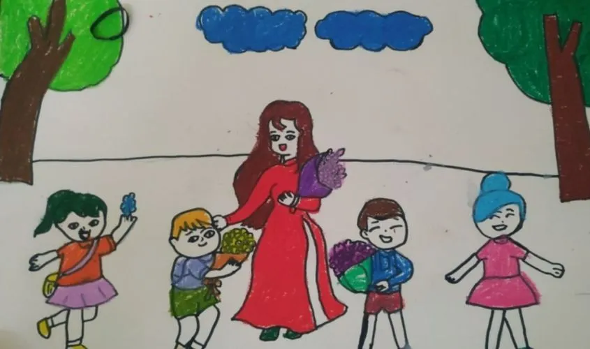 Vẽ người lái đò giảng bài