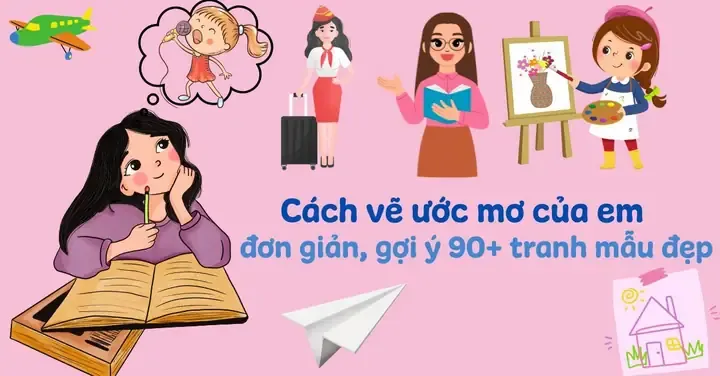 Cách Vẽ Ước Mơ Của Em Đơn Giản, Đẹp Kèm 90+ Tranh Mẫu Gợi Ý ...