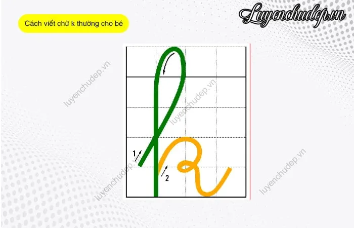 Minh họa cách dạy trẻ tiểu học xác định tọa độ chữ k trên giấy ô ly