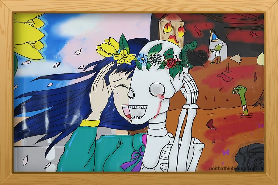 Cảnh hóa trang vui nhộn trong lễ hội Halloween của các bạn học sinh