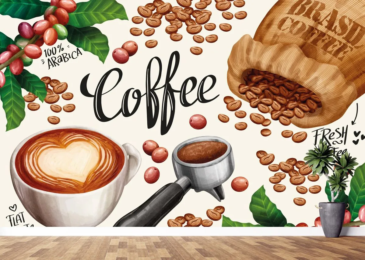 Cập nhật xu hướng vẽ tranh tường mới giúp quán cafe luôn tươi mới và thu hút