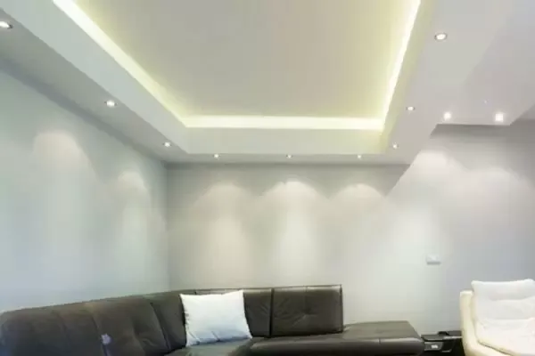 Mô hình cắt lớp kết cấu trần thạch cao chìm