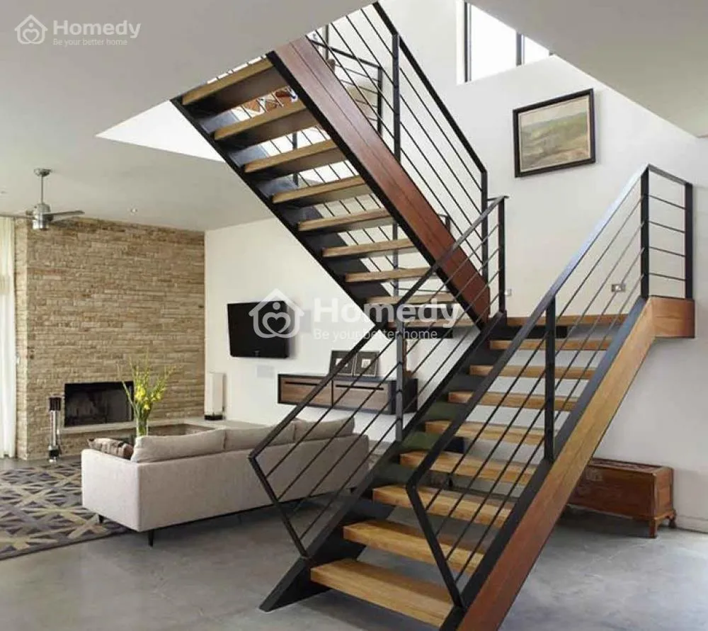Thiết kế cầu thang nhà ống ấn tượng